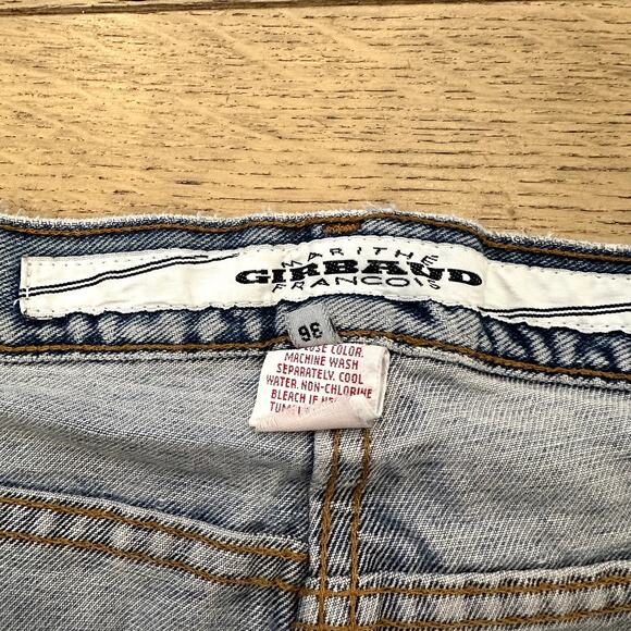 Marithe Francois Girbaud Vtg USA 90s Stone Washed Denim Jeans Mens 36 - Picture 6 of 10